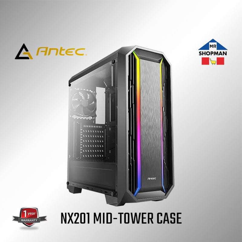 Antec NX201 Rgb ATX Desktop Computer PC Case | Shopee Philippines