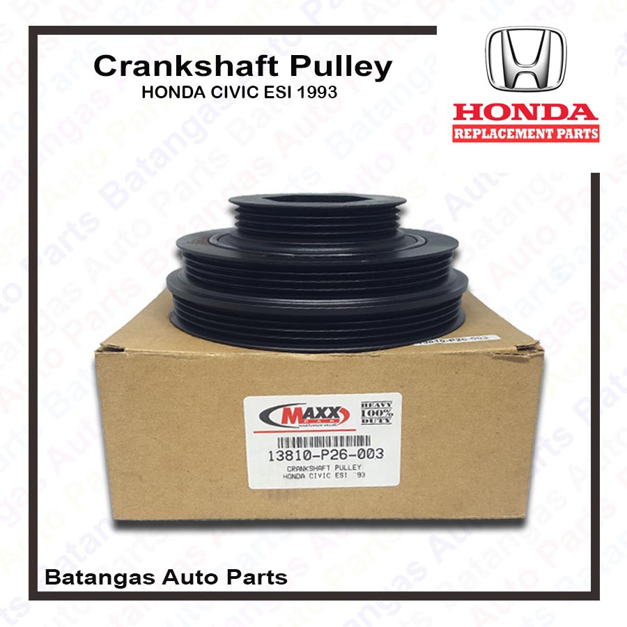 Crankshaft Pulley (MAXX) For Honda Civic ESI 1993 Part Number 13810