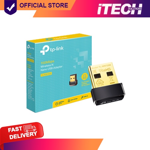 TP-LINK 150MBPS WIRELESS-N NANO USB ADAPTER (TL-WN725N) | Shopee ...