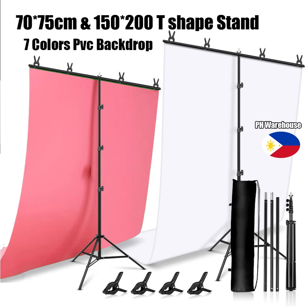 Photography Background TShape Adjustable Backdrop Support Stand Kit