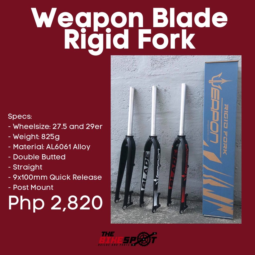 Weapon rigid fork discount price