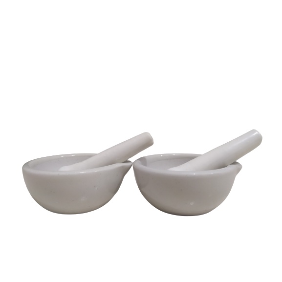 Laboratory Mortar and Pestle Big Size Glazed Ceramic Porcelain Shopee