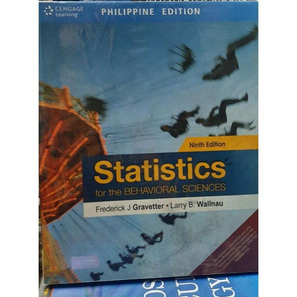 Statistics for the Behavioral Sciencec 9th ed by Gravetter | Shopee ...