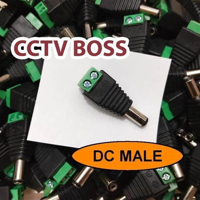 Dc MALE Socket/DC MALE CONNECTOR For CCTV Camera | Shopee Philippines