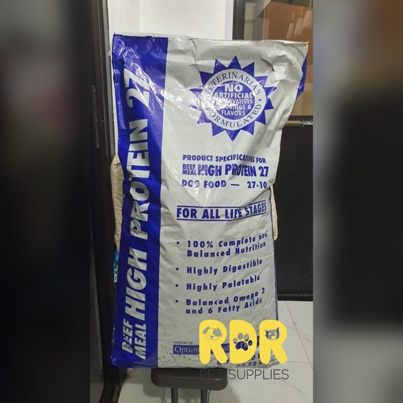 Optima High Protein Beef Meal Dry Dog Food (repacked) Shopee Philippines