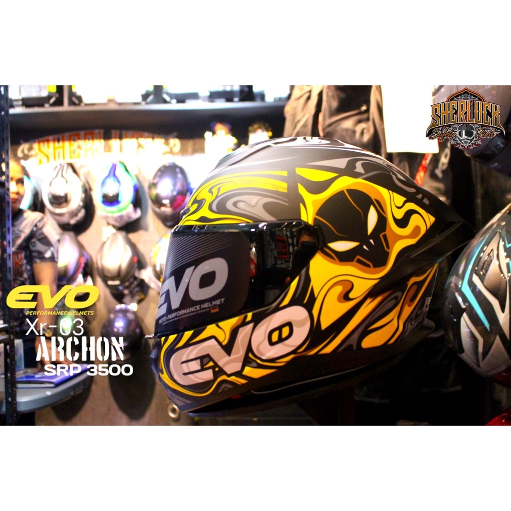 Evo Xr 03 Archon Full Face Single Visor Helmets Shopee Philippines 