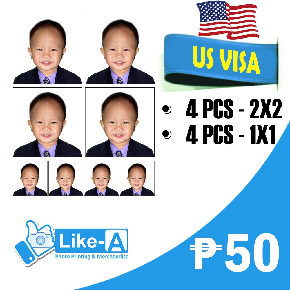 ID Photo printing 2x2 1x1/ Visa / passport /prc /seaman ID | Shopee ...