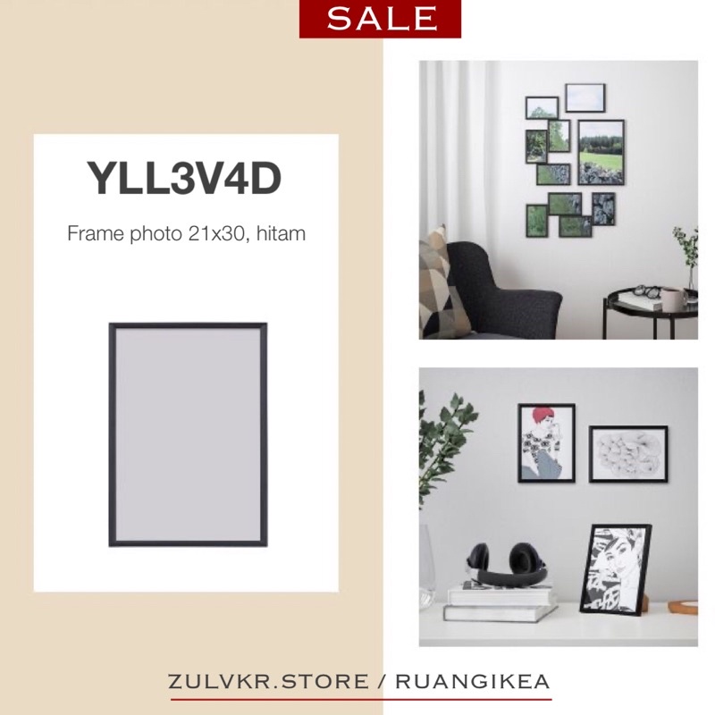 Ikea YLLEVAD Original Wall Photo Frames 21x30cm (8R) Shopee Philippines