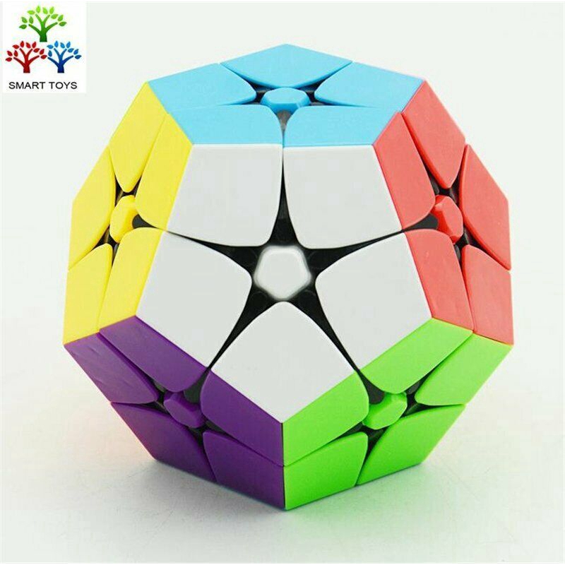 FunnyGoo Cubo Megaminx 2x2 De 12 Caras - Superficie Esmerilada Sin Pegatinas - Rompecabezas Suave Y Rápido Con Soporte - Ideal Para Principiantes Y Expertos