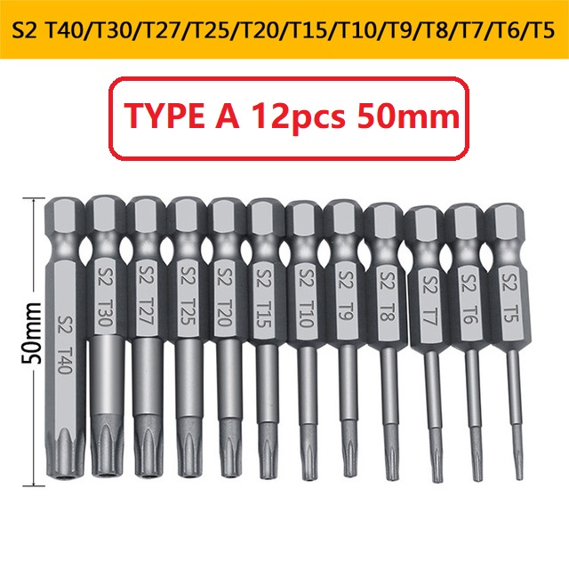 11pcs Security Bit Set Tamper Proof Screwdriver Drill Bit Screw Driver ...
