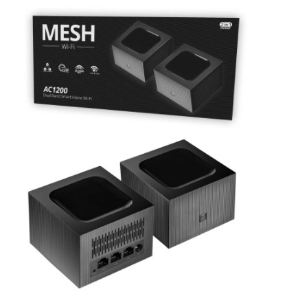 MESH 2IN1 AC1200 2.4G/5.0GHz WiFi Network Router Home Outdoor Wireless ...