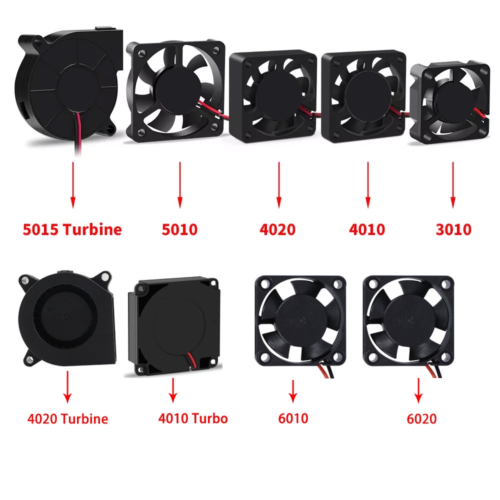 Ventilador De Refrigeración Turbo Para Impresora 3D, 4 Ventiladores
