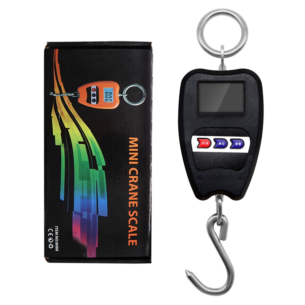 Crane Scale 200kg Weighing Digital Industrial Hanging Scale 200kg/441lb