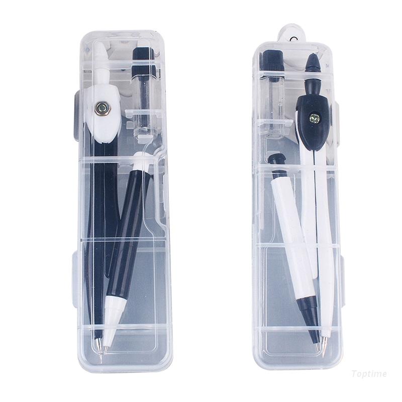 Top Metal Compass with Pencil Lead Box School Students Drafting Draw ...
