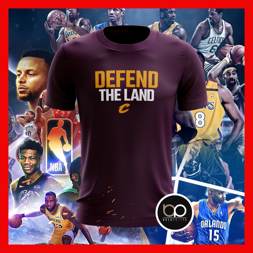 Cleveland Cavaliers Defend The Land NBA Basketball CAVS Tshirt for Men 10 Shopee Philippines