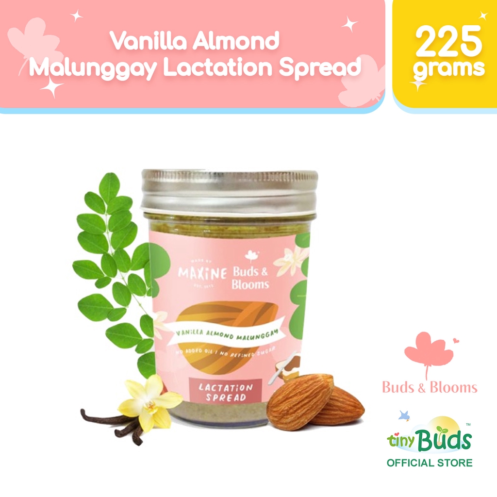 BUDS & BLOOMS Vanilla Almond Malunggay Lactation Spread Shopee