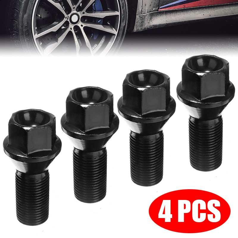 ☪ Tyre whorl 4x M14 x 1.25 Wheel Lug Bolt Nut For BMW X3 X5 E70 E71 F20 ...