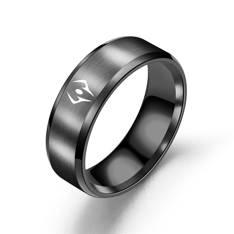 Jujutsu Kaisen Ring Yuji Itadori Ring Stainless Steel Unisex Symbol ...