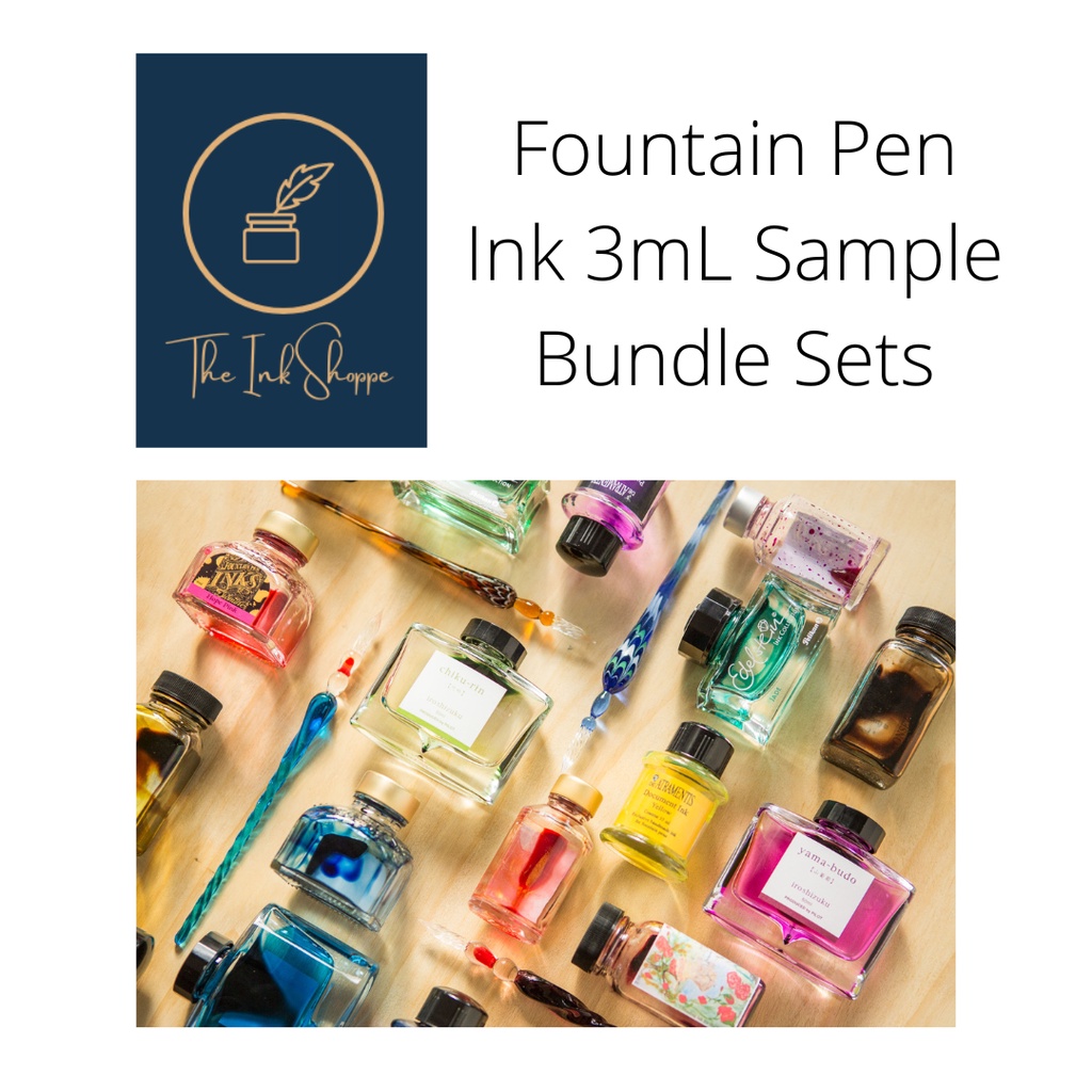 Fountain Pen Ink Sample Set Bundles (3mL x 5 Samples) Shopee Philippines