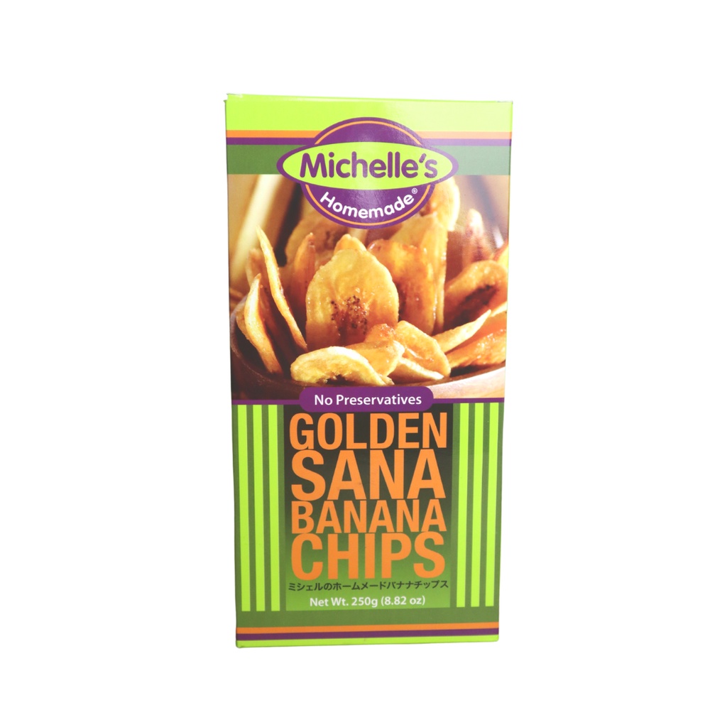 Michelle's Golden Sana Banana Chips 250gms Box | Shopee Michelle's Golden Sana Banana Chips 250gms Box | Shopee