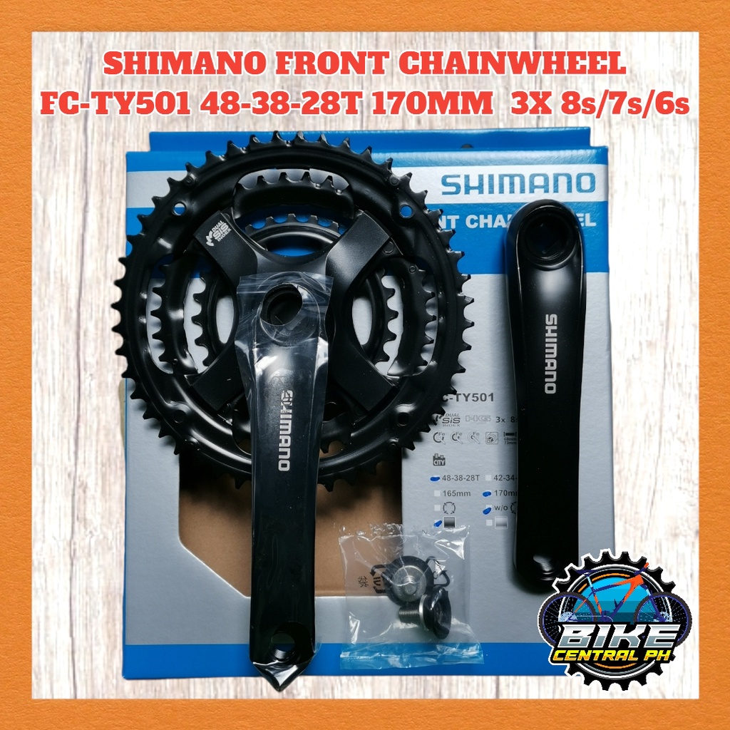 Shimano Tourney FC-TY501 Triple Front Chainwheel 24-34
