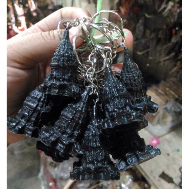 GANTUNGAN Prambanan Temple Shape Keychain 1set 20pcs | Shopee Philippines