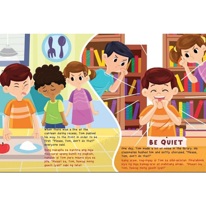 Our Values English/Tagalog Story (Respectful, Obedience, Sharing ...