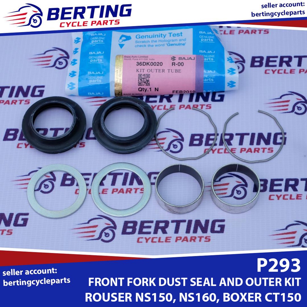 DUST SHIELD OUTER SEAL KIT 3143 2.55.2 Rouser NS150 NS160 Boxer CT150