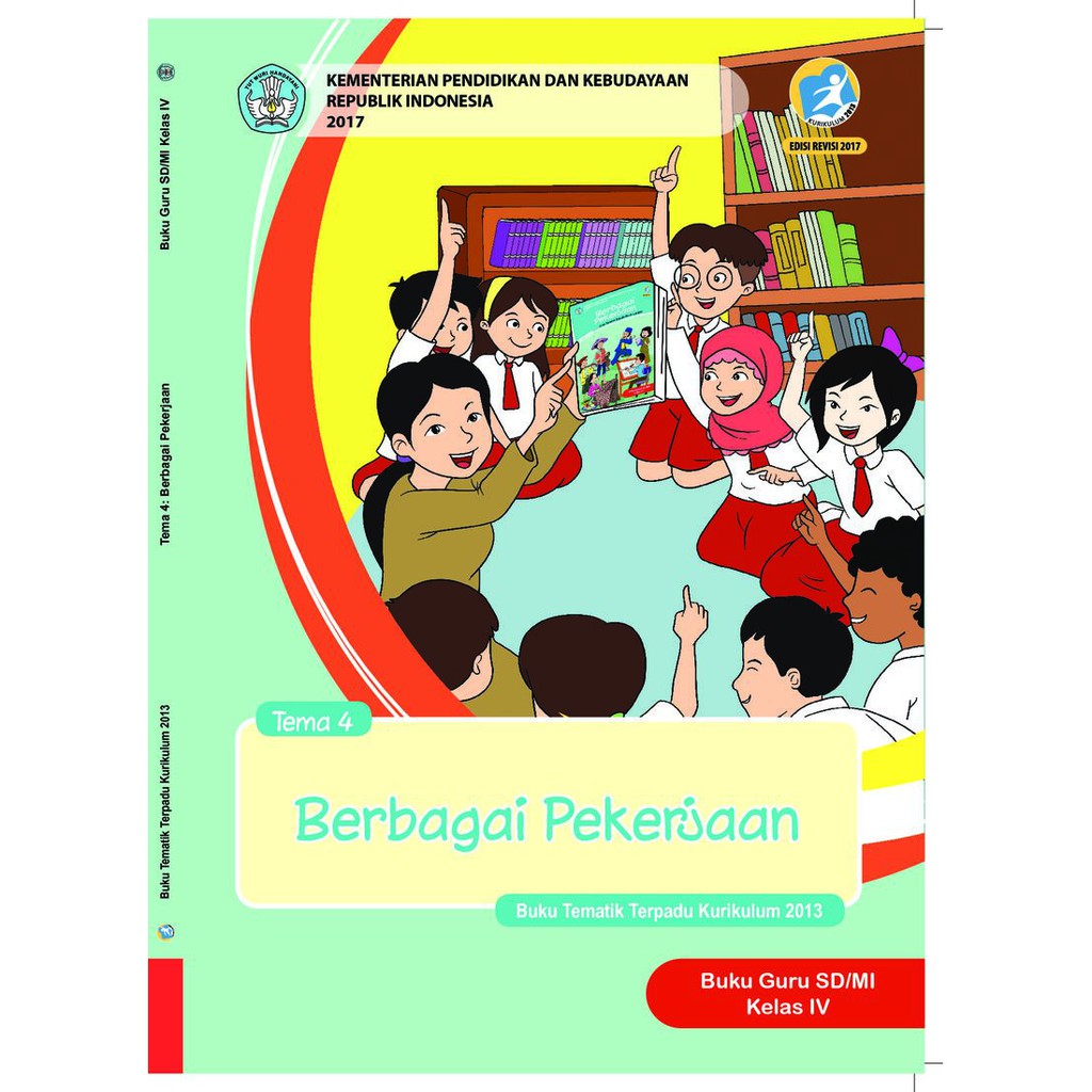 Teacher Book Sd / Mi Grade 4 Theme 4 Various 2017 Revised Work | Shopee ...