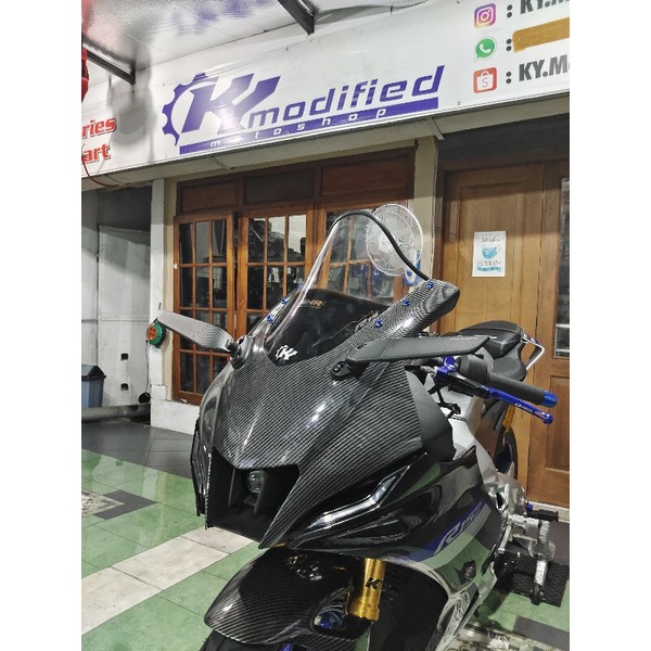Body Cowling Carbon R15 V4 R15M Connected Front body Mask Original ...