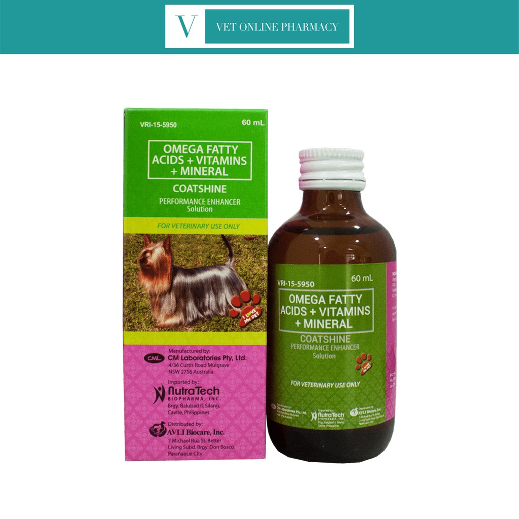 Coatshine Syrup 60ml (Coat and Skin Vitamins) for Dogs & Cats | Shopee ...