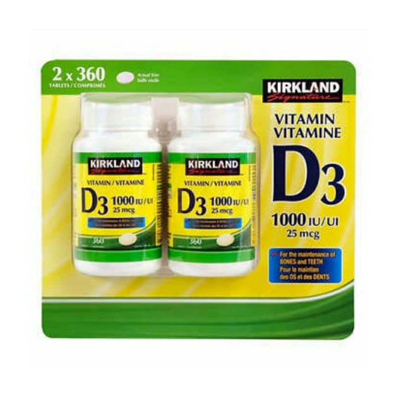 Kirkland Signature Vitamin D3 1000 IU, 25 mcg Shopee Philippines