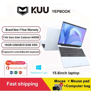 KUU YEPBOOK 15.6 Inch FHD Laptop 16GB RAM 512GB SSD Windows 11