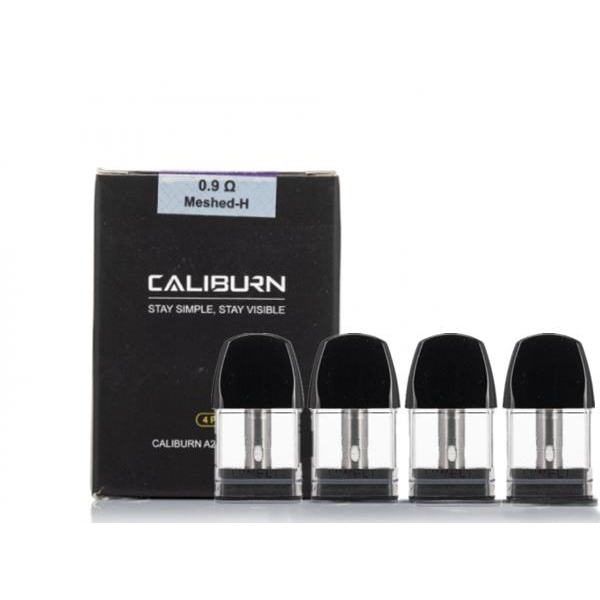 Legit 100% Uwell Caliburn A2 Cartridge 2ml 0.9ohm (4 PCS PER PACK ...