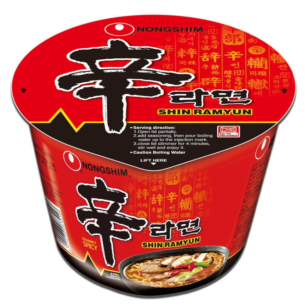 Shin Ramyun Big Bowl Spicy Mushroom 114g | Shopee Philippines