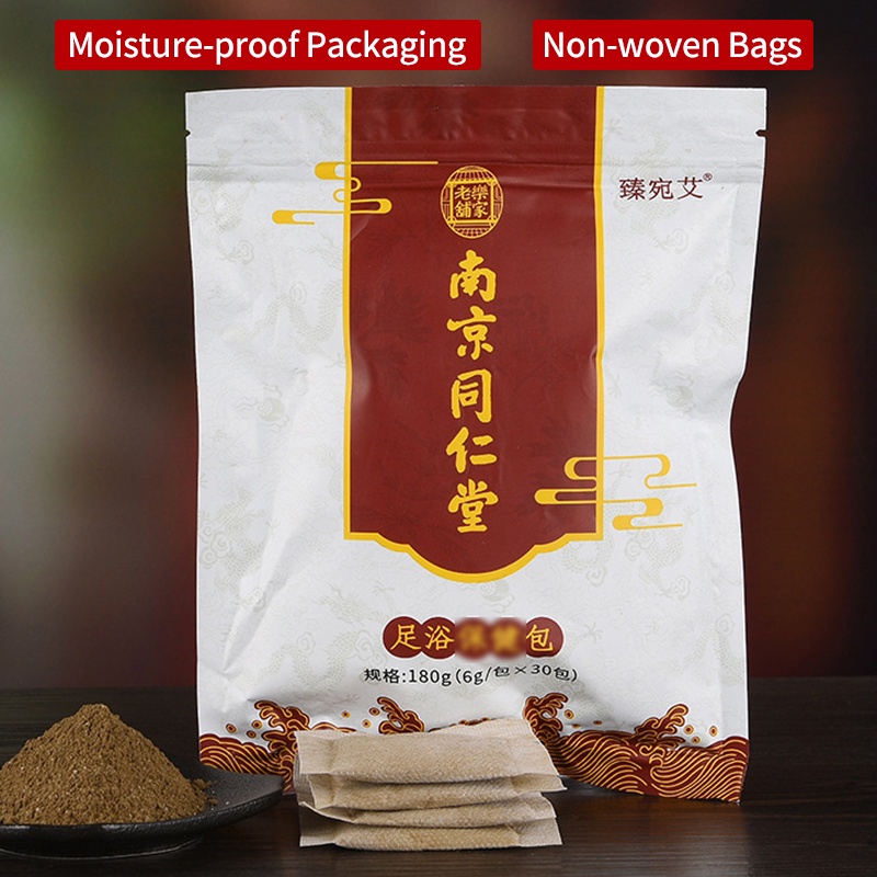 30PCS Foot Bath Powder slimming Detox Wormwood Ginger Safflower Foot