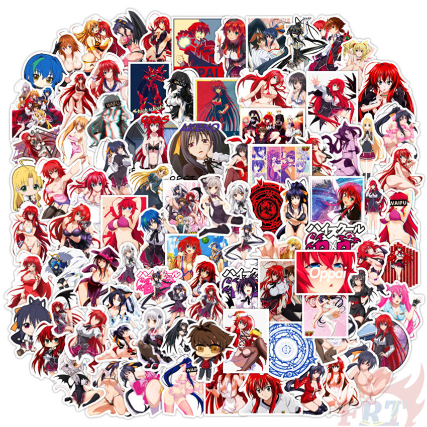 100Pcs/Set High School DxD Series A Stickers Rias Gremory DIY Fashion ...