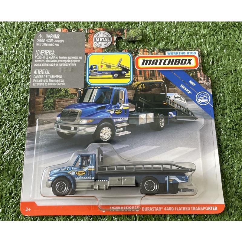 Matchbox Working Rigs International Durastar 4400 Flatbed Transporter ...