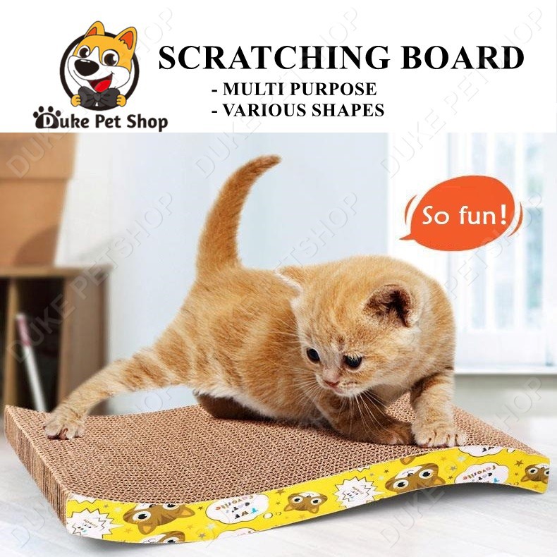 Cat Kitten Scratching Cardboard Corrugated Scratch Board Pad Shopee