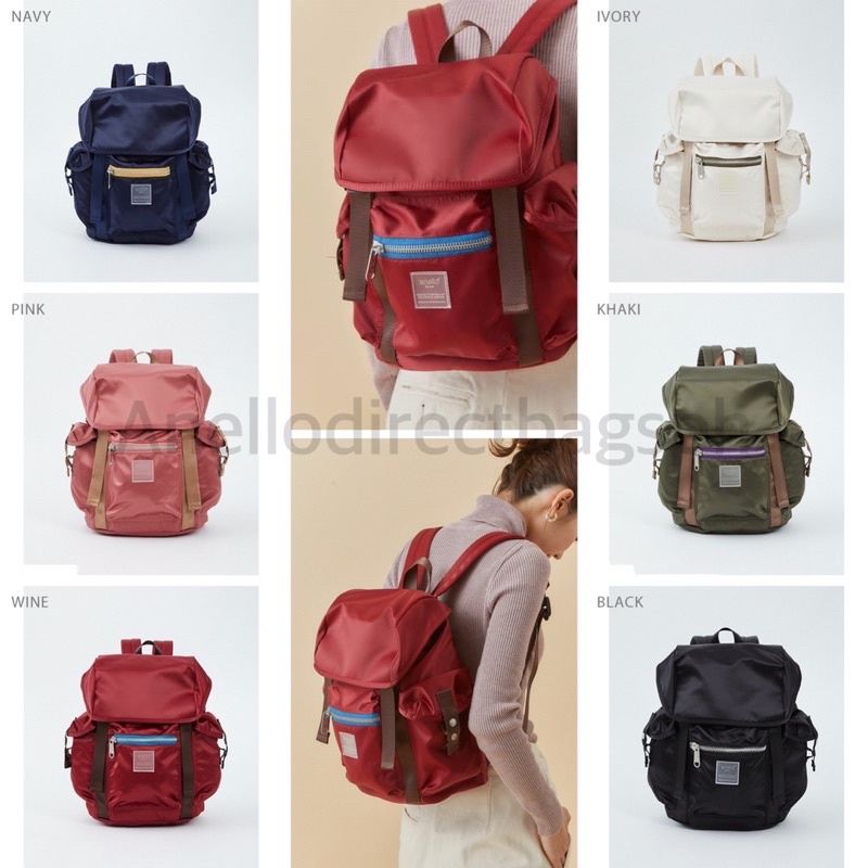 Anello Flap Sabrina Nylon Backpack Shopee Philippines