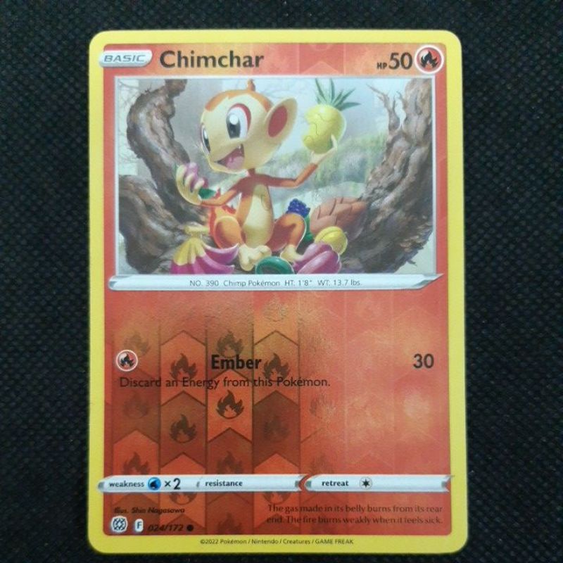 Pokemon Card TCG Brilliant Stars Chimchar/ Monferno/ Magmar/ Axew