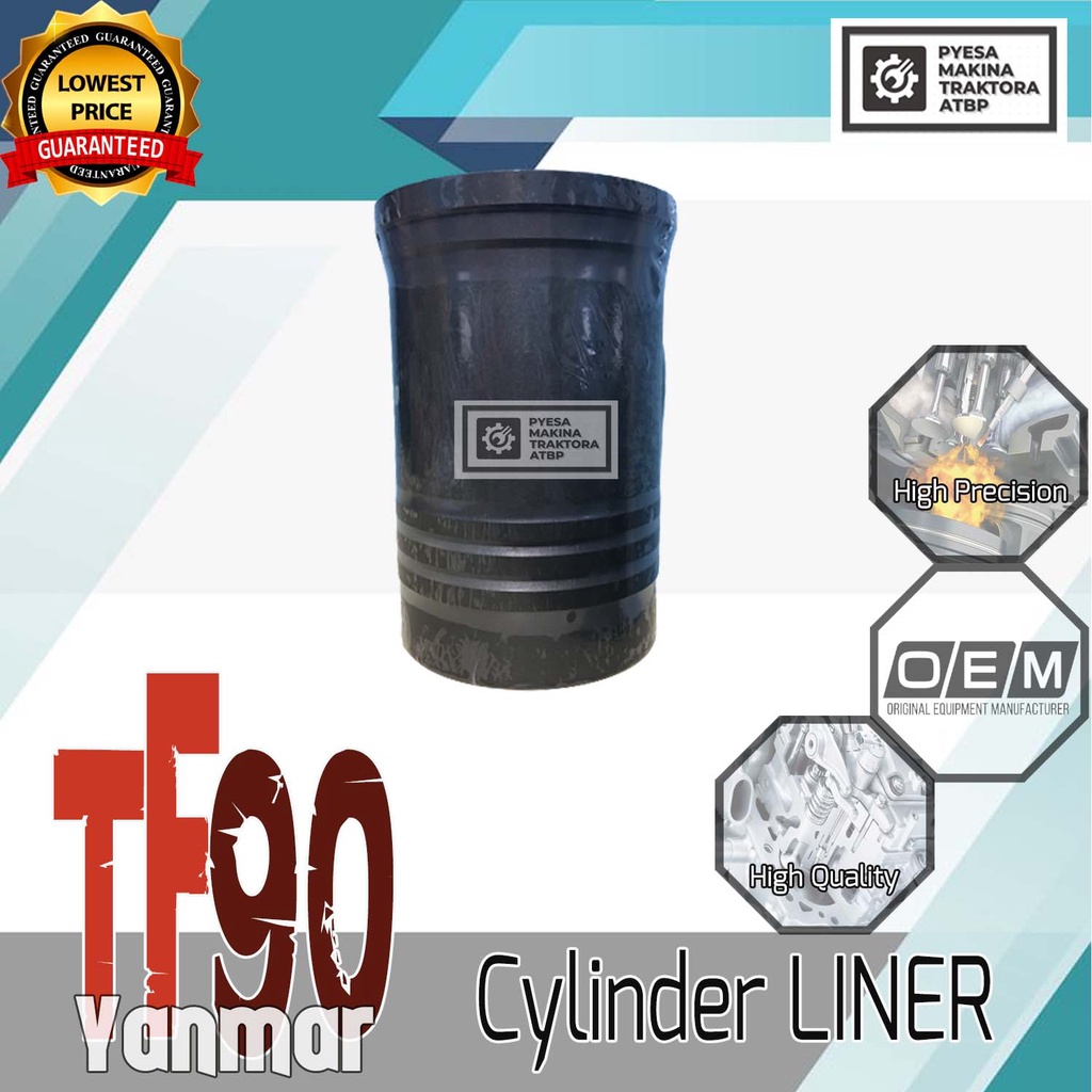 Cylinder Liner Sleeve for TF90 Yanmar Water-Cooled Diesel Engine ...