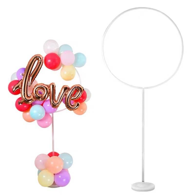 Balloon circular support floating upright column support air circle ...