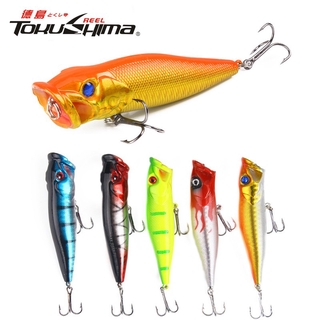 1 Pcs Topwater Popper Fishing Lures 9cm 12.5g Floating Poper Wobbler Hard  Artificial Bait With