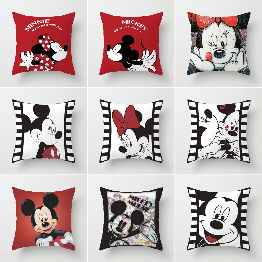 Mickey and minnie mouse pillow cases sales