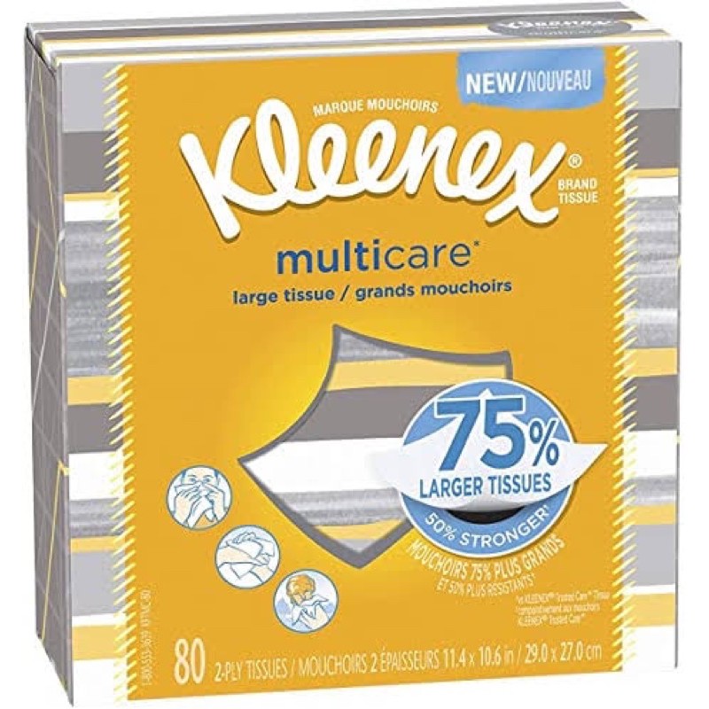 Kleenex MultiCare Facial Tissues Shopee Philippines