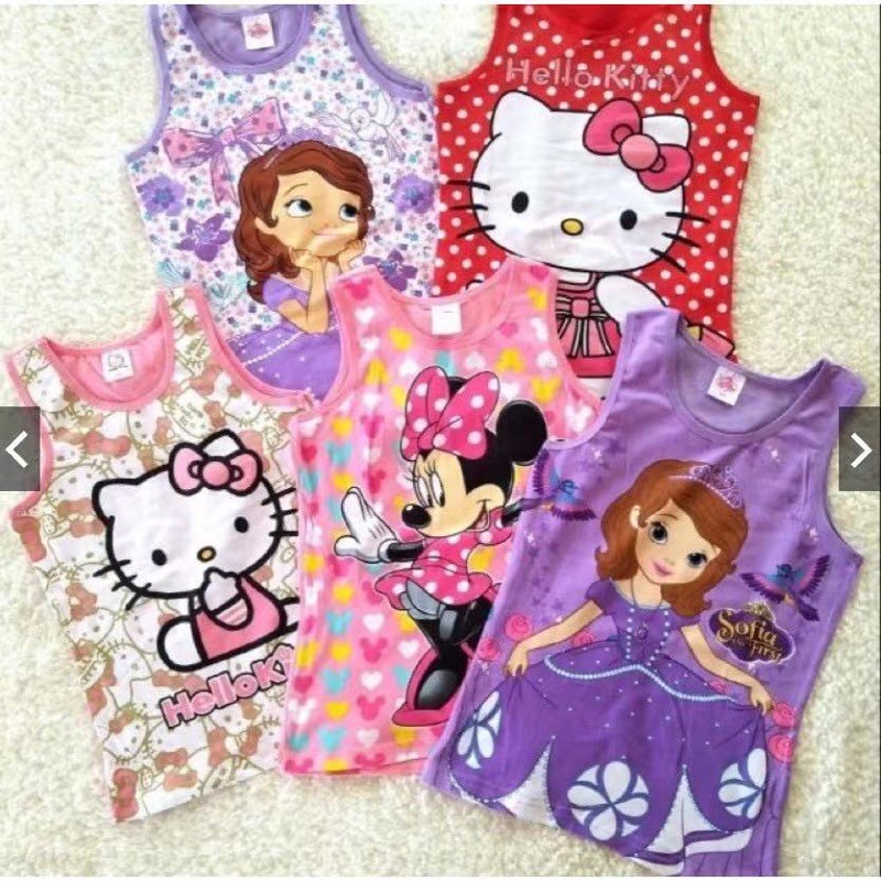 sando for kids Cotton Sando kids Assorted Sticker Printed Sando For ...