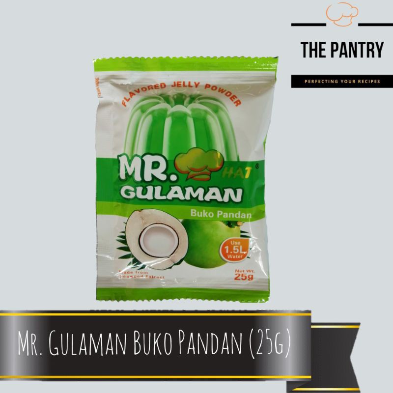 Mr. GULAMAN Buko Pandan Flavored Jelly Powder(25g) | Shopee Philippines