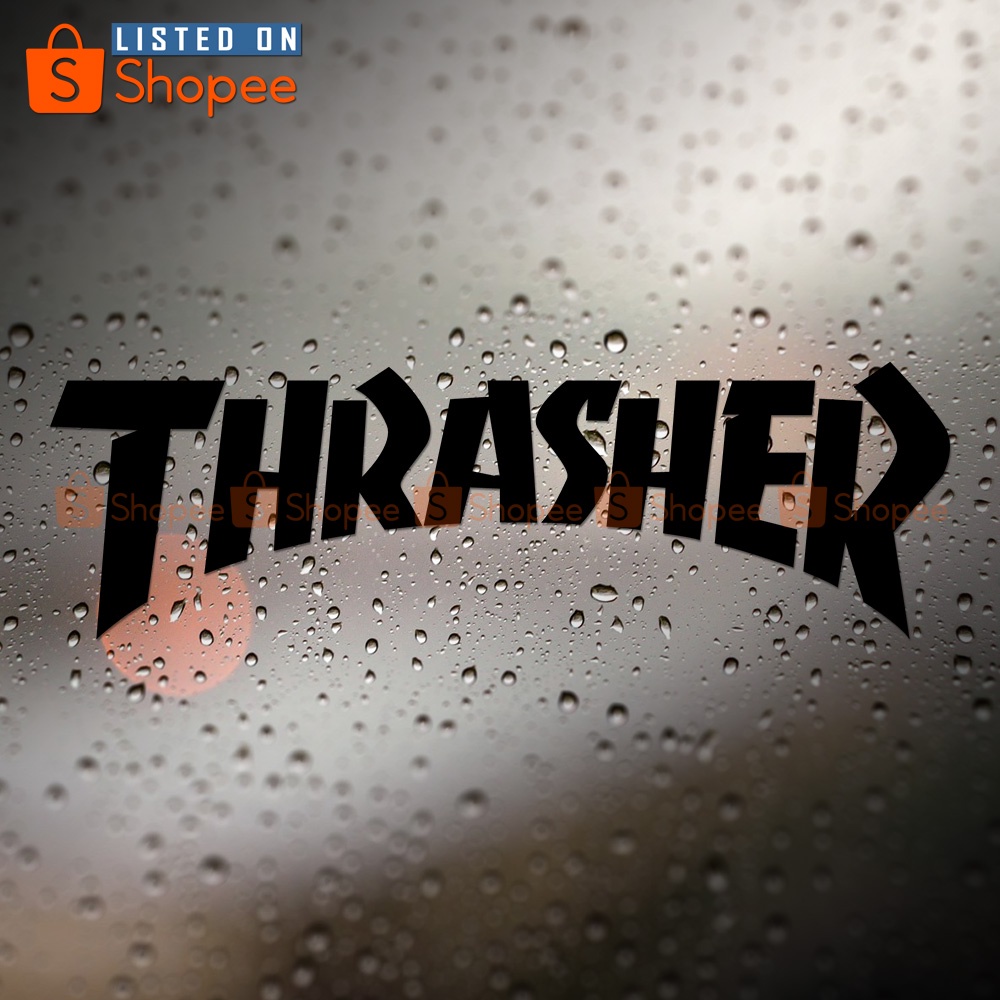 Sticker | 1x Thrasher Logo| Decals | Vinyl Weather Proof | Skateboard ...