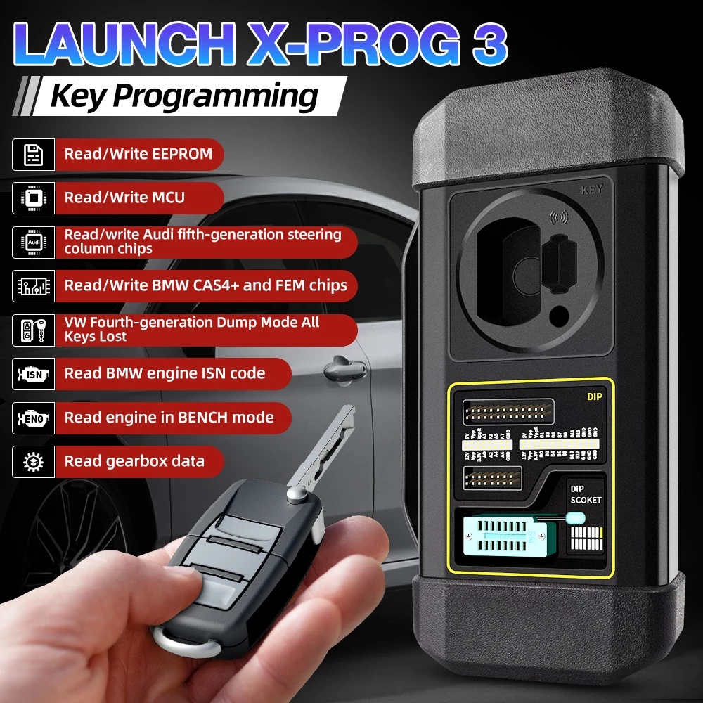 [Spot goods]LAUNCH X431 X-PROG 3 Vehicle Immobilizer Programmer Key ...